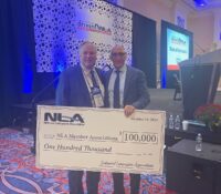 Long Island Limousine Association President Tom Gouldsbury meets with National Limousine Association President Brett Barenholtz